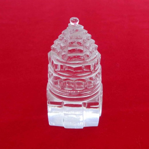 Lab Tested 42.500 Gram Natural Crystal Shree Yantra | Sphatik Shri Yantra | Shree Maha Laxmi Yantra